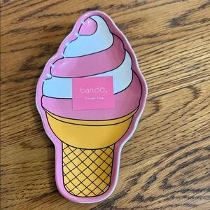 Ban.do Pastel Ice Cream Cone Ceramic Trinket  Tray